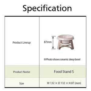 Adjustable Raised Ceramic Cat and Pet Food <b>Dog</b> <b>Bowl</b> Tall Design <b>with</b> <b>Stand</b> Durable Elevated Feeder and Eating <b>Bowl</b> - Product Image 6