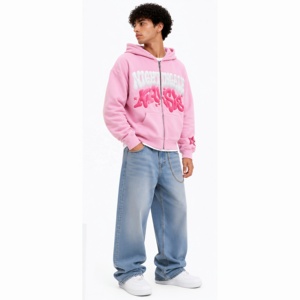Sweat à capuche d'hiver pour homme en molleton français 3D personnalisé - Coton biologique de haute qualité, écologique et respirant, logo personnalisable - Product Image 2