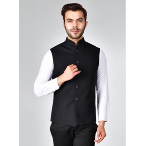 Chaleco Negro de Alta Calidad para Hombre, Elegante, Ajustado, Sin Mangas, Formal, para Fiesta, Boda y Negocios, Precio de Exportación - Product Image 1