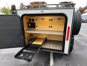 รถพ่วงสำหรับการเดินทางบนถนนบ้านเคลื่อนที่ขนาดเล็กน้ำหนักเบาดีไซน์อัจฉริยะขนาดเล็กน้ำหนักเบา - Product Image 6