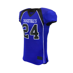 2025 Maillot de football unisexe avec logo personnalisé 100% Polyester Nouvelle arrivée Taille adulte Uniforme Service OEM avec coupe automatisée - Product Image 4