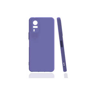 Étui de protection en silicone liquide de qualité supérieure pour Vivo Y51, coque arrière souple en TPU Biye de couleur lilas, compatible avec les modèles Poco et A34 - Product Image 1