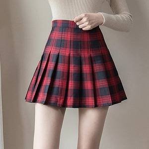 Jupe courte nouvelle coréenne femmes fermeture éclair taille haute école fille plissée Plaid Mini Preppy Style - Product Image 6