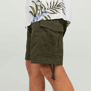 Nueva llegada Pantalones Cargo Tallas grandes Pantalones cortos deportivos de verano Bolsillos múltiples Patrón sólido Ropa casual Pantalones cortos de mezclilla Cargo - Product Image 5