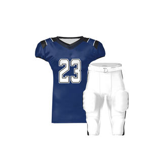 Los mejores uniformes de fútbol americano personalizados con logotipo tejido bordado Características transpirables Apelación de fútbol americano - Product Image 4