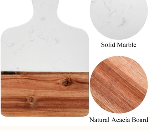 Planche à découper en bois de noyer massif épais personnalisée de qualité supérieure planche de service de cuisine avec rainures de jus - Product Image 4