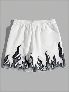 Vintage Summer Heavyweight Oxford Fabric Anti-UV Breathable Drawstring <b>Shorts</b> <b>Men</b> Wholesale Hip Hop Style <b>Jogging</b> <b>Shorts</b> - Product Image 2