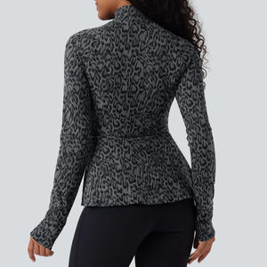 Chaqueta de Yoga para Mujer, Diseño Más Reciente, para Correr, Gimnasio, Fitness, Ajustada, Transpirable, Elástica, Ropa Deportiva, con Logotipo Personalizado OEM - Product Image 2