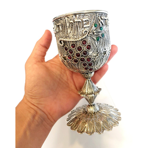 ถ้วยโลหะทองเหลืองทำด้วยมือแก้วไวน์ขัดเงาสีทองอุปกรณ์สำหรับเครื่องดื่มบาร์และไวน์ - Product Image 5