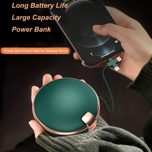 Có thể sạc lại Du Lịch Mỹ phẩm gương xách tay gấp gương với ngân hàng điện Tay Ấm-Du lịch nhỏ phụ kiện - Product Image 5