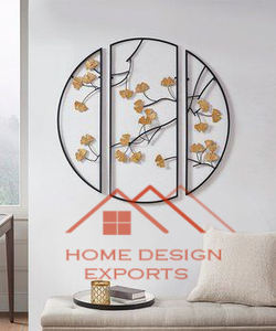 Arte colgante, venta al por mayor, accesorios de decoración de pared, conjunto de escultura de pared, decoración para sala de estar, pared de Metal - Product Image 2