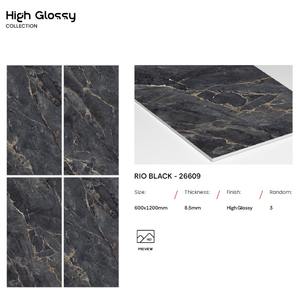 Diseño de Baldosas de Moda 2026, Baldosas de Porcelana de Alto Brillo de 600x1200 mm, Baldosas Pulidas para Piso a Precio de Mayoreo para Hogar y Hotel - Product Image 4