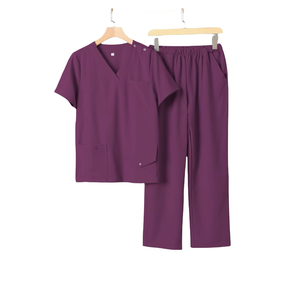 Uniformes Médicos de Punto de Algodón y Poliéster Unisex de la Mejor Calidad, Conjunto de Uniformes Médicos de Moda, Precio al por Mayor - Product Image 5