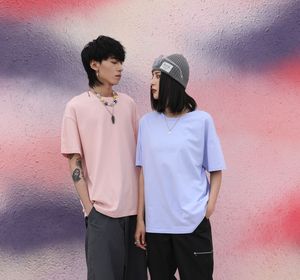 เสื้อยืดผ้าฝ้ายสีทึบสำหรับผู้ชายเทรนด์สตรีทเสื้อยืดโลโก้สำหรับผู้ชายสามารถปรับแต่งเองได้สำหรับฤดูร้อน - Product Image 4