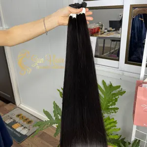 Hot Selling Bulk Straight Human Hair Extensions Cuticle Aligned Virgin Hair Raw Vietnamese Hair