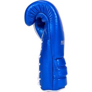 Phenom <b>Boxing</b> Metallic Blue/silver Lace up Sparring <b>Gloves</b> OEM Customized Logo Kick <b>Boxing</b> <b>Martial</b> <b>Arts</b> <b>Boxing</b> <b>Gloves</b> for Adults - Product Image 4