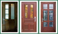 Portes Doubles Quang Nguyen : Cadres en Bois Naturel Fini, Style Villa Classique, Solides, Modernes, Imperméables, Meubles d'Appartement, Garantie 3 Ans