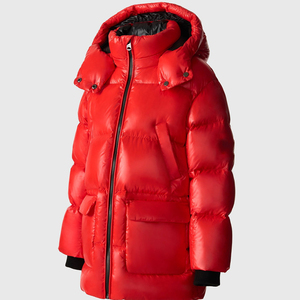 Vestes matelassées à capuche pour hommes, de très haute qualité, grande taille, style streetwear, métallisées et brillantes, poignets côtelés, poche à rabat, fermeture éclair intégrale, rembourrées - Product Image 2