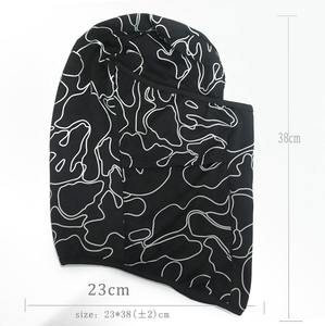 หน้ากากคลุมหน้าแบบเต็มหน้าสำหรับขี่มอเตอร์ไซค์และเล่นสกี พร้อมโลโก้สะท้อนแสงแบบกำหนดเอง สไตล์ Y2K สำหรับกีฬาและการใช้งานในชีวิตประจำวัน - Product Image 2