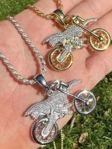 Pendentif Lion King Moissanite Iced Out avec chaîne en argent sterling 925, collier personnalisé Hip Hop pour homme, bijou élégant - Product Image 2