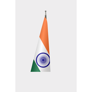 Drapeau officiel d'Inde personnalisé 3x5 pieds pour intérieur, techniques d'impression numérique, matériaux en soie, coton, plastique, aluminium, utilisation automobile personnalisée - Product Image 3