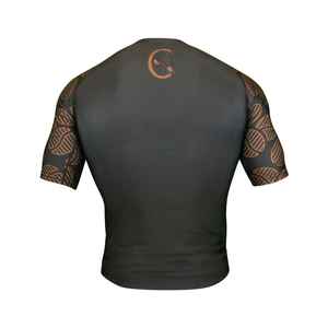 Chemise unisexe MMA Rashguard Shirt Spandex Tissu Compression Gym Wear avec manches courtes pour l'entraînement au combat et les entraînements - Product Image 4