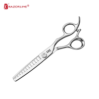 CAK101TX Japan 440C Ciseaux de coiffure professionnels pour coupe et effilage, ciseaux de barbier, fournitures de salon de coiffure, poignée ergonomique