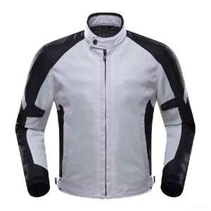 Veste de course haute visibilité à impression personnalisée pour hommes, vêtements de sport imperméables et respirants pour motards, vêtements de course automobile pour motards - Product Image 2