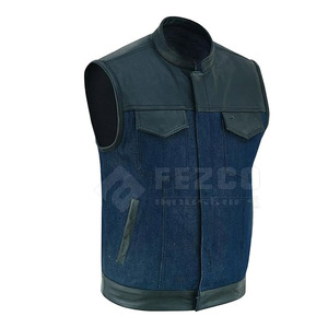 Gilet en cuir véritable pour homme, édition de qualité supérieure, décontracté, hiver, respirant, vêtement d'extérieur, design personnalisable, col en V, logo personnalisé - Product Image 1