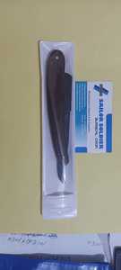 Maquinilla de afeitar recta de primera calidad, maquinilla de afeitar de peluquero de acero inoxidable, maquinilla de afeitar plegable para salón - Product Image 5