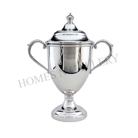 Prix de gros meilleur design de luxe, trophée de sport en métal fait à la main de luxe, argent plaqué or, finition du trophée de la coupe de grillon