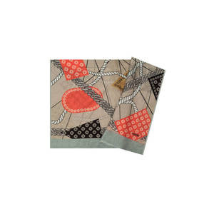 Fashion Viscose <b>Square</b> <b>Scarf</b> Beige Silk Cotton Style Summer Accessory - Product Image 1