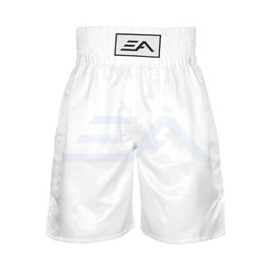 Nouveau style 2026 – Short d'entraînement de boxe personnalisable à faible MOQ, séchage rapide, respirant, en satin/polyester, en stock - Product Image 3