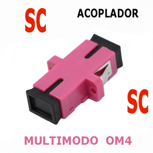 Acoplador de Fibra Óptica Multimodo OM4 SC - Product Image 1