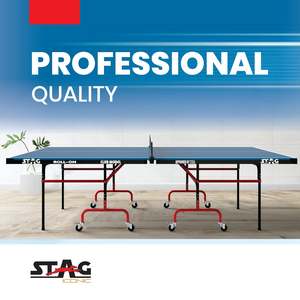 Stag Iconic Club Professional Full-Size Moveable <b>Table</b> <b>Tennis</b> Set MDF Material Full-Size <b>Table</b> <b>Foldable</b> Feature - Product Image 6