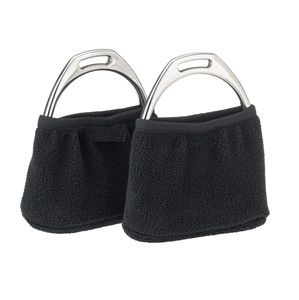 Cómodas Fundas protectoras de estribo para el sillín/sillín Logotipo personalizado Cubiertas de estribo negro - Product Image 5