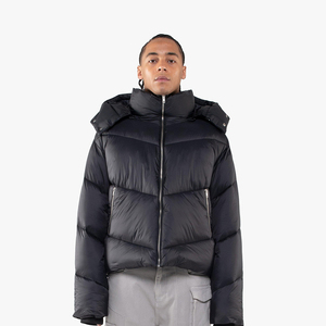 แจ็กเก็ตขนเป็ดน้ำหนักเบาพิเศษสำหรับผู้ชายมาใหม่ล่าสุดแจ็คเก็ตบับเบิ้ลไซส์ XS สไตล์ลำลองฤดูหนาวลายตัวอักษร - Product Image 2