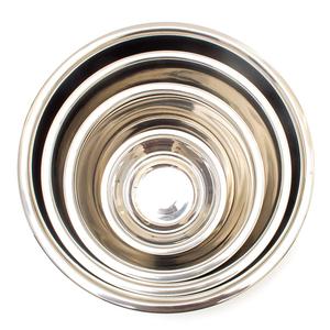 Reshma ชามผสมอาหารสแตนเลสทรงกลมสำหรับงานเลี้ยงมีขนาด0.75qt 1.5qt 3QT 8qt 5QT - Product Image 2