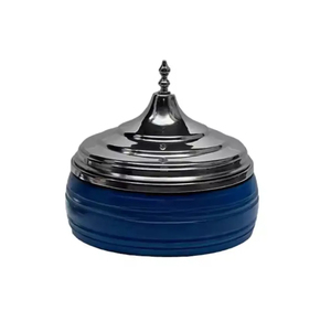 Cazuela de metal duradera chapada en cobre elegante con asas perfectas para calentar y servir alimentos en eventos y fiestas de hoteles - Product Image 2