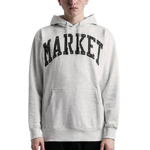 Sweat à capuche zippé à impression bouffante et jogging 100% coton délavé à l'acide pour hommes - Product Image 1