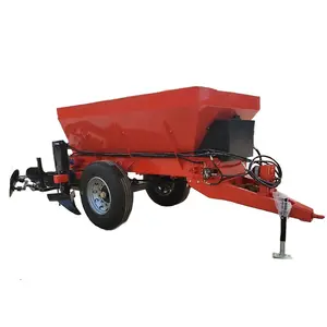 Farm tractor hitch fertilizer spreader ,double disc fertilizer spreader