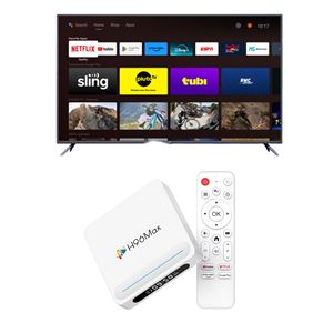 TV Box Inteligente de Alta Calidad con Android 14.0, H96MAX Allwinner H618 Plus, WiFi 6, BT 5.4, 8K UHD, 100M/LAN, ROM de 128 GB, Reproductor Multimedia con Control por Voz - Product Image 1