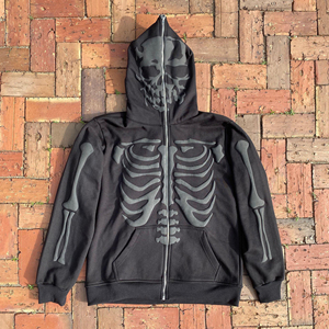 Sweat-shirt épais à imprimé en relief de haute qualité, coupe ample, coton 500 g/m², design personnalisé, imprimé en relief - Product Image 3