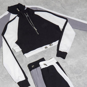 Chándales deportivos personalizados de alta calidad superventas, chándales para mujer, conjunto de 2 piezas, chándal de gimnasio para mujer disponible en - Product Image 6