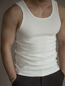 Camiseta sin Mangas de Punto Acanalado para Hombre, de Alta Calidad, Personalizada, de Poliéster - Product Image 4