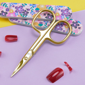 Ciseaux à cuticules professionnels en acier inoxydable, coupe nette, durables, outil de soin des ongles pour manucure et pédicure, ergonomiques, beauté - Product Image 6