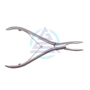 Instrumento de Ortodoncia Dental, 1 Pieza, Rongeur Curvo para Hueso, Fórceps Dental, Alicates Dentales, Herramienta de Cirugía Dental, Herramienta Quirúrgica - Product Image 1