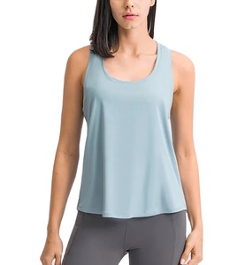 2026 débardeur respirant femmes débardeur 100% coton col carré entraînement course Fitness haut court grande taille femmes pour débardeur - Product Image 2