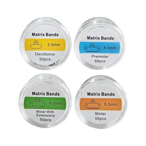 Bandes de matrice dentaire, matrices métalliques profilées sectionnelles pour le remplacement des dents, feuille de formage, matériel d'outil dentaire - Product Image 1