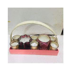 Bougeoir en laiton poli de qualité supérieure avec des motifs complexes pour rehausser l'ambiance des intérieurs de salon avec charme - Product Image 5